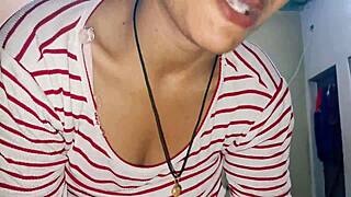 horny indian babe moans wildly as lover fucks her raw before wedding night