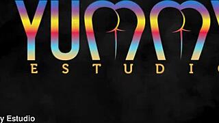 michy perez shakes with joy as five guys deliver her dp bliss