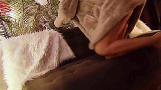 amateur blonde couple shares intense homemade face fucking session