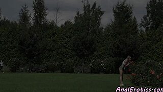 i ride bbc outdoors as classy euro vixen gets assfucked spooning style