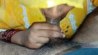 neha bhabhi gags on huge dick before sloppy cumshot mouthful