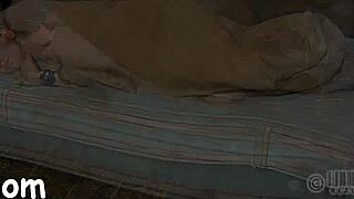 hot serf drops to knees slurps cock then rides hard