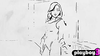 Erotic Big Ass Milf Manda Kay Lingerie Strip