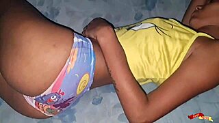 she couldn't figure out why stepdad kept bending her over in cosplay