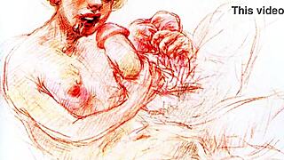 Vintage Erotic Art Collection Antique Retro Scenes!