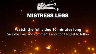 Goddess Teases Cute Nylon Soles Toes Riverside Closeup