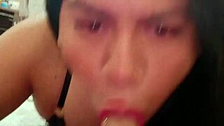 i love sucking my huge dildo like a slut trans