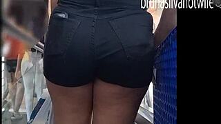 Filming Hot Blonde At Market Voyeur Brazilian Amateur Espionage
