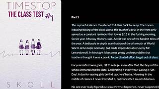 timestop classroom face fucking erotica audiobook literotica story test 1