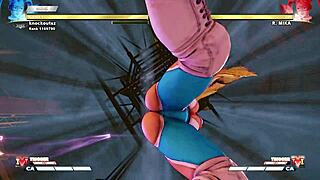 r mika bends over flashing huge street fight ass cam closeup