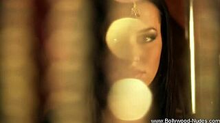 beautiful indian brunette strips teasing erotic nude dance!