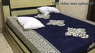 Petite ebony slut shows off narrow ass in full vid