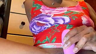 ebony babe squirts pussy solo toys joi orgasm explosion