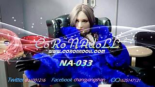 Kigurumi mummified in three layers of tight tape bondage catsuit