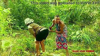 Amateur BBW college babe outdoor bush fuck vacation