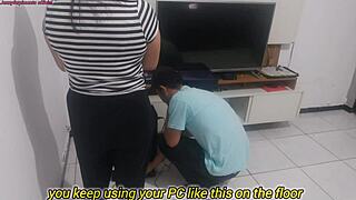 Housewife shows tech her new lingerie hubby ignores—wants his opinion