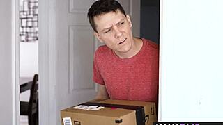 Delivery Boy Pounds Hot Milf's Big Tits and Ass