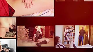 Skinny British redhead in uniform fucked hard then swallows every drop