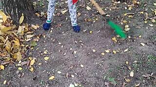 forester babe and i fuck passionately in hut lesbian style