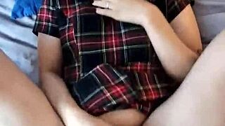 Slutty Fat-Assed Melody Sucks Big Cock Rides and Gapes Wide