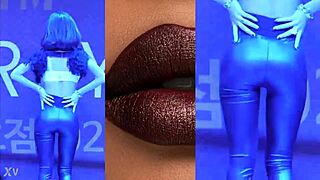 damn this china girl dancin in leather pants got me... uh, movin wrong, she's asian fire!