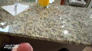 Step Mom Breakfast Fuck with Kymber Leigh All in Family Scene