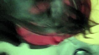 damn that mexican schoolgirl sneaks a quickie in the bathroom, ridin her classmate's cock while he films her tight pussy!