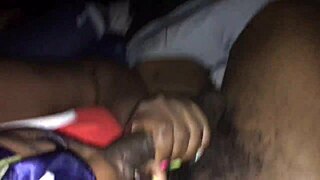 Black Mature Slut Delivers Crazy Deepthroat Blowjob on Big Cock