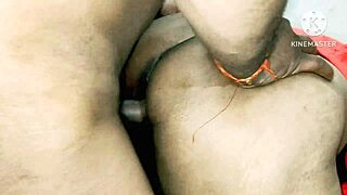 Desi wife bends for neighbor's big cock doggystyle pounding