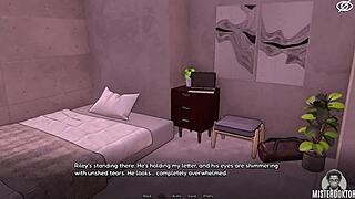 wow bunkered deep in femboy 17's tight creampie hole!