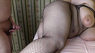 Think my fat neighbor's thick cock breeding my married hairy pussy turns you on?