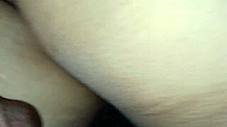 stepbrother rubs smooth wet pussy then fucks her bent over bed