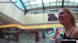 czech mall chick strips and gets pov screwed hard