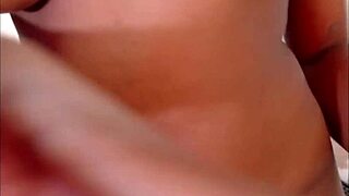 Watch This Curvy Ebony Girlfriend Squirt Wet Pussy All Over At Home!