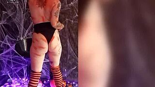 did you catch my sister-in-law's hot halloween show fuck?