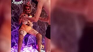 did you catch my sister-in-law's hot halloween show fuck?