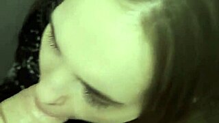 first nightclub stranger gets her sloppy deepthroat and facial cumshot