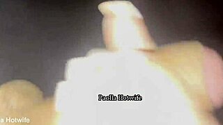 paolla hotwife mama's risky gloryhole fuck with hung black stranger