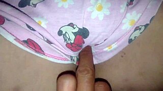 rub cock on shaved schoolgirl pussy till it rips