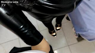 mexican cop slut chokes on cock to skip traffic ticket