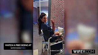 Wifey Karina Valentina Fucked Hard Doggystyle Cowgirl Facial While Hubby Watches Spooning Squirting