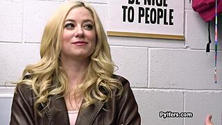 throatin' super slutty bikini thief in office gagging 😵‍💫🍆