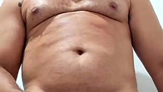 Yuri Gaúcho Brazilian Bear Jerks Huge Cock Massive Cumload Amateur Solo