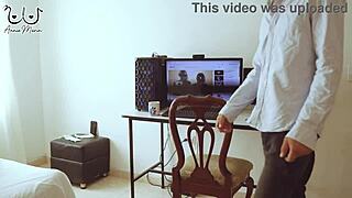 busy with work my best friend fucks my boyfriend's big cock hard