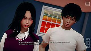 full gameplay my bully lover part 10 with rough milf tit sucking and creampie