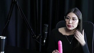 Watch Melina Khalifa's wild interview full of filth on sheer red lingerie!