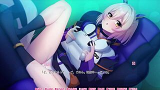 Three big tits beauties from VR world Kemonomimi mumma vampire become my roommates in gameplay 01