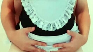 Cosplay Maid Big Ass Pussy Spread Creampie Doggystyle Bent Over Dripping Wet