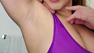 omg dani daniels' sweaty armpits got me weak 😍💦 milf tit tease and joi fetish heaven