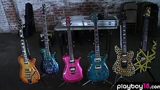 alexandra tyler strips lingerie outdoors revealing perfect shaved body and big natural tits